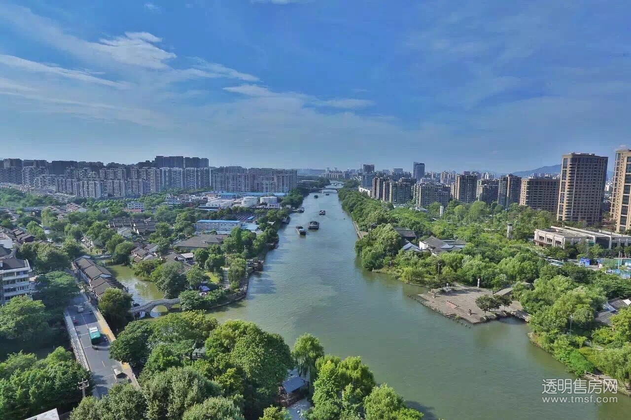 在凯德湖墅运河美景一览无余