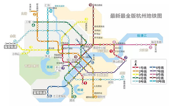 杭州地铁三期规划地图