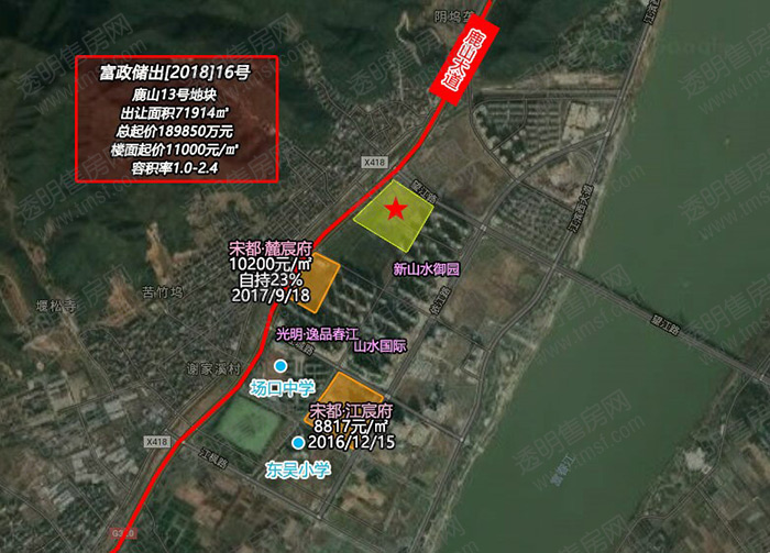 楼面价11035元/㎡,富阳宅地3轮成交仍创板块新高