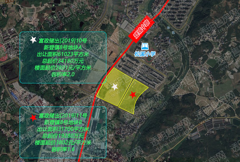 富阳新登上架2宗宅地需配建公园幼儿园公租房