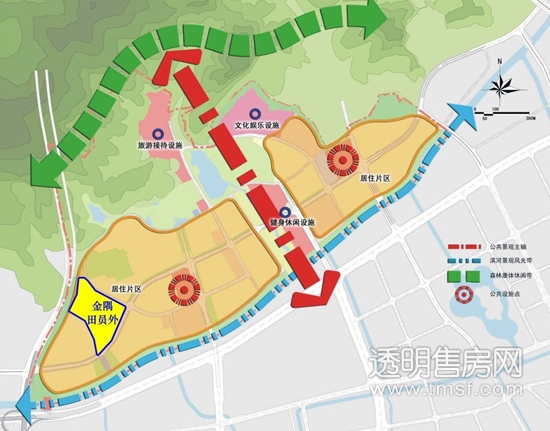 田园板块规划图