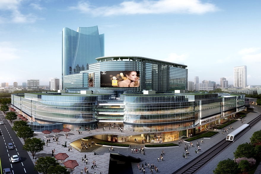 恒大水晶国际广场商业地标推动之江发展