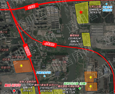 运河新城商住地&宅地区位图