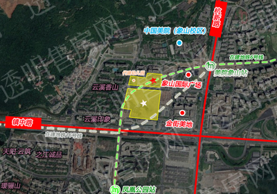 转塘单元XH1810-10A10B地块区位图