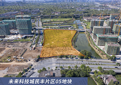 未来科技城民丰片区05地块航拍图