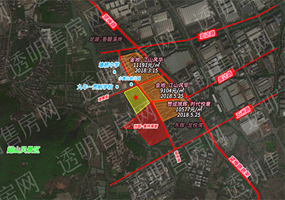 凌寒街以南香岸路以西地块区位图