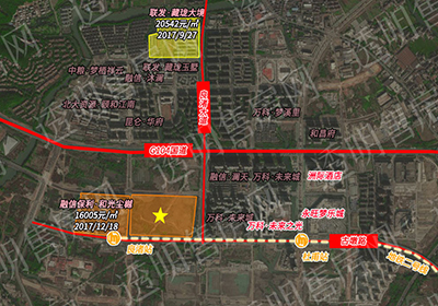 良渚新城商住地航拍图