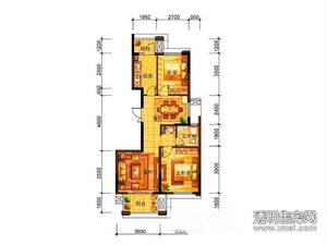 中铁·田逸之星户型图 F户型2室2厅1卫-86.70㎡