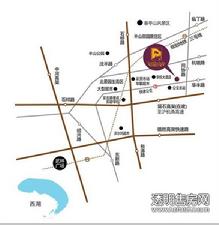中铁·田逸之星位置图