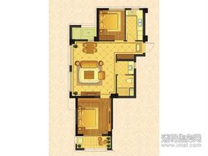 江南望庄户型图 F户型两室两厅一卫一厨86㎡