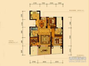 香榭里户型图 B2户型2室2厅86平米