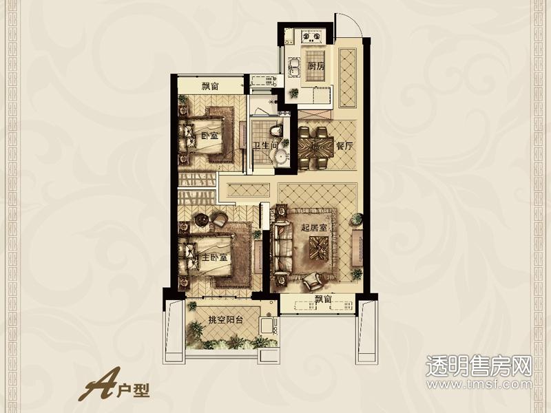 官河锦庭户型图