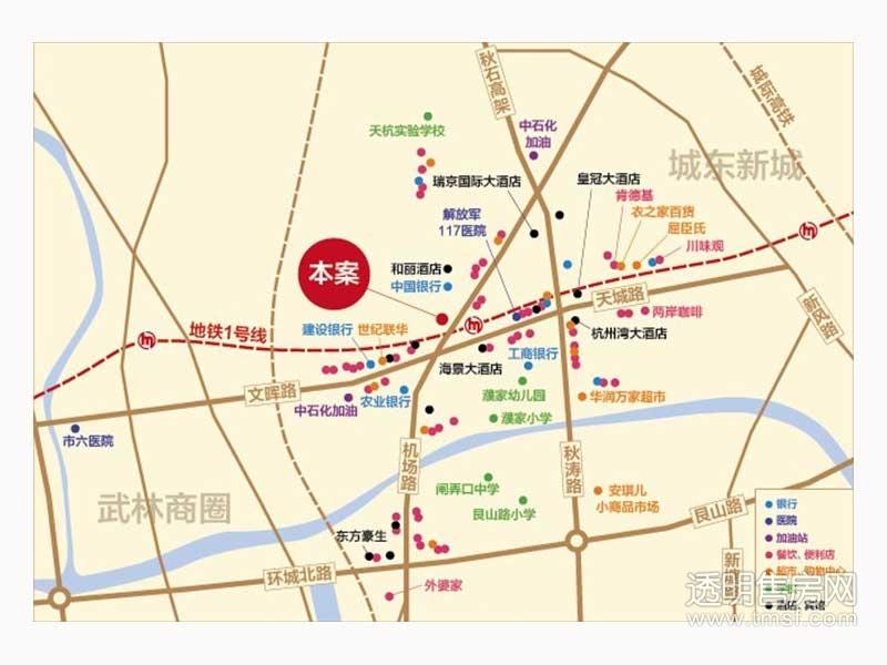 杰立大厦交通图
