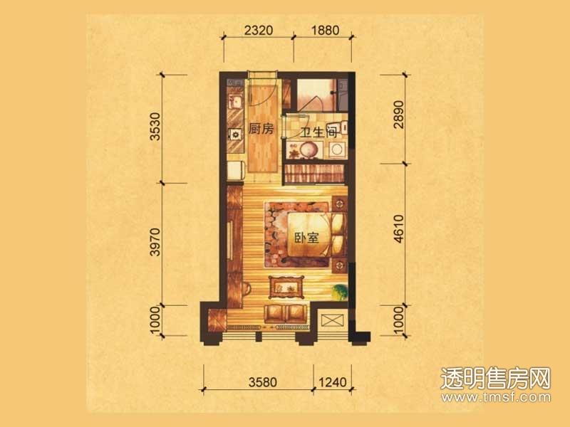 中铁·田逸之星户型图