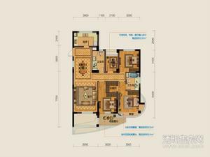 香榭里户型图 C户型奇数层约125㎡
