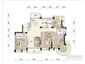万家星城户型图 H户型约166㎡四室两厅