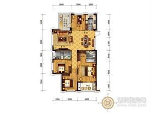吉祥半岛花园户型图 G2户型约131㎡四室两厅