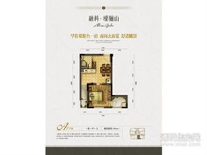 瑷骊园户型图 48方一房一厅一卫