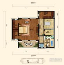 官河锦庭户型图 B2户型-地上三层