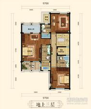 官河锦庭户型图 N1户型-地上三层