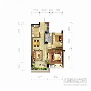 金都艺墅户型图 东区78㎡