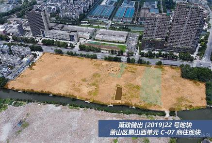 萧政储出[2019]22号蜀山西单元商住地现状图
