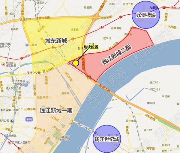 钱江新城平面图图片