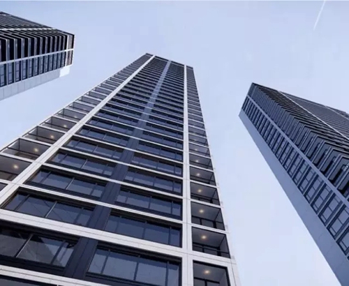 资讯中心 正文   南湖明月高层承袭绿城现代二代高层   立面线条的