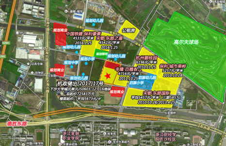 大学城北商住地区位图