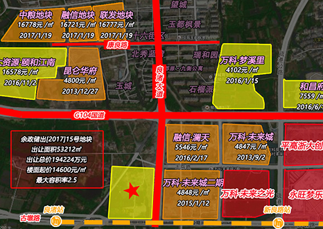良渚地块区位图
