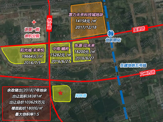 余政储出[2018]7号地块区位图