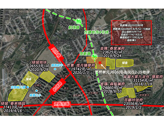 杭政储出[2020]68号地块区位图