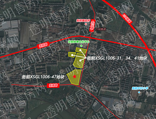 萧政储出[2021]3、4号地块区位图