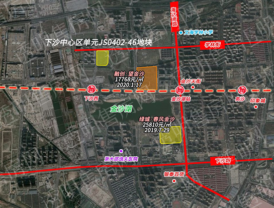 杭钱塘储出[2020]13号地块区位图